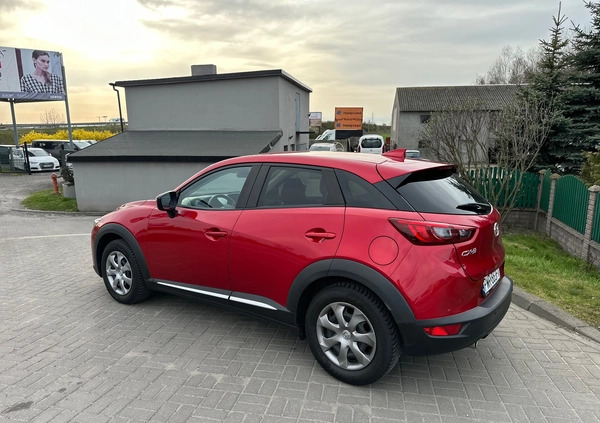 Mazda CX-3 cena 66900 przebieg: 103690, rok produkcji 2017 z Sędziszów Małopolski małe 301